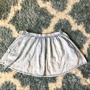American Eagle Light Washed Skirt